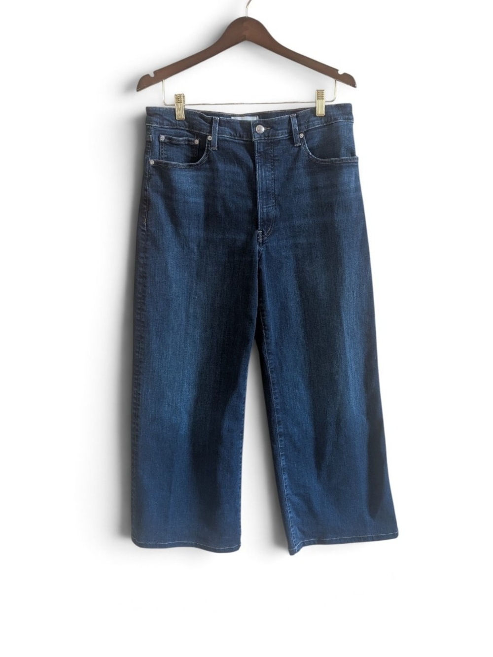 Madewell The Wide-Leg Jean in Super Stretch Dark Denim (Style #0A696 / FA26)